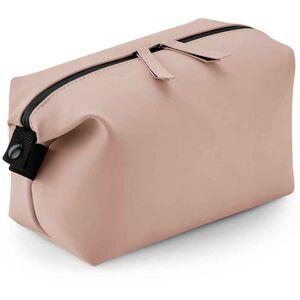 (One Size, Nude Pink) Bagbase Matte PU Toiletry Bag (One Size, Nude Pink) Bagbase Matte PU Toiletry Bag