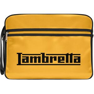 (One Size, Black/Mustard) Lambretta Unisex Adult Logo Cabin Bag (One Size, Black/Mustard) Lambretta Unisex Adult Logo Cabin Bag