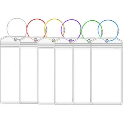 Unbranded Travel in Style: Clear Plastic Cruise Luggage Tag Holders, Waterproof with Secur Unbranded Travel in Style: Clear Plastic Cruise Luggage Tag Holders, Waterproof with Secur