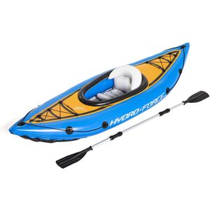 Bestway 1 Person Inflatable Kayak Boat Set with Hand Pump Canoe Hydro-Force Bestway 1 Person Inflatable Kayak Boat Set with Hand Pump Canoe Hydro-Force