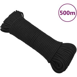 vidaXL 3 mm/ 500 m Black Boat Rope - Boat Type vidaXL 3 mm/ 500 m Black Boat Rope - Boat Type
