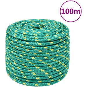 vidaXL Marine Rope Green 14 mm 100 m - Marine Rope vidaXL Marine Rope Green 14 mm 100 m - Marine Rope