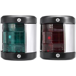 GreenZech Pair 12V LED Navigation Side Signal Lights For Marine Boat Red+Green GreenZech Pair 12V LED Navigation Side Signal Lights For Marine Boat Red+Green