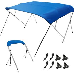VEVOR 4 Bow Bimini Top Boat Cover, 900D Polyester Canopy with 1" Aluminum Alloy VEVOR 4 Bow Bimini Top Boat Cover, 900D Polyester Canopy with 1" Aluminum Alloy