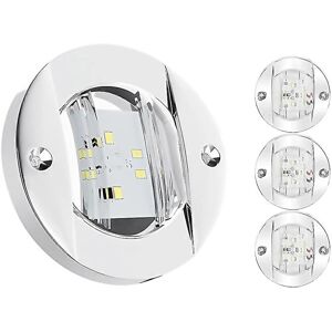 Unbranded For 4pcs Marine Boat Interior Lights12v Led Boat Deck Courtesy Light 3inch Round Unbranded For 4pcs Marine Boat Interior Lights12v Led Boat Deck Courtesy Light 3inch Round