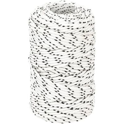 vidaXL Boat Rope Braided White 2 mm x 500 m - Boat Rope vidaXL Boat Rope Braided White 2 mm x 500 m - Boat Rope
