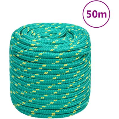 vidaXL Boat Rope Green 18 mm 50 m - Boat Rope vidaXL Boat Rope Green 18 mm 50 m - Boat Rope