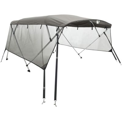 vidaXL 4-Bow Bimini Top with Mesh Side Panels - Bimini Top vidaXL 4-Bow Bimini Top with Mesh Side Panels - Bimini Top