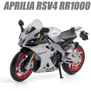 Maxpower (Silver) 1/12 Aprilia RSV4 RR1000 Toy Motorcycle RMZ City Diecast Metal Miniatur Maxpower (Silver) 1/12 Aprilia RSV4 RR1000 Toy Motorcycle RMZ City Diecast Metal Miniatur