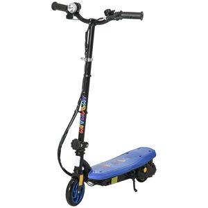 HOMCOM Folding Electric Scooter w/ LED Headlight, for Ages 7-14 Years - Blue