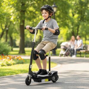 HOMCOM Electric Kids Scooter - 120W Foldable Black HOMCOM Electric Kids Scooter - 120W Foldable Black
