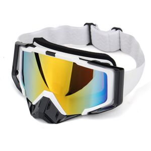 GreenZech (White) Outdoor Skiing Skating Goggles Snowmobile Glasses Windproof Anti-Fog UV GreenZech (White) Outdoor Skiing Skating Goggles Snowmobile Glasses Windproof Anti-Fog UV