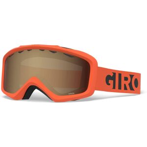 Giro Grade Youth Snow Goggles - Orange Black Blocks Strap with Amber R Giro Grade Youth Snow Goggles - Orange Black Blocks Strap with Amber R