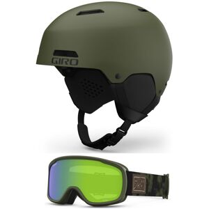 Giro Ledge Combo Pack Ski Helmet - Snowboarding Helmet with Matching Goggles Mat Giro Ledge Combo Pack Ski Helmet - Snowboarding Helmet with Matching Goggles Mat