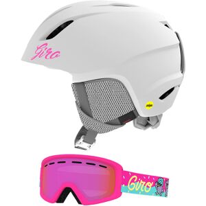 Giro Launch MIPS CP Youth Snow Ski Helmet wMatching Goggles Matte White wDisco B Giro Launch MIPS CP Youth Snow Ski Helmet wMatching Goggles Matte White wDisco B