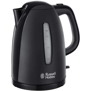 Russell Hobbs Textures Plastic Kettle 21271, 1.7 L, 3000 W - Black [En Russell Hobbs Textures Plastic Kettle 21271, 1.7 L, 3000 W - Black [En