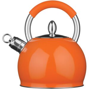 Premier Housewares Orange Whistling Kettle - 2.4 Ltr Premier Housewares Orange Whistling Kettle - 2.4 Ltr