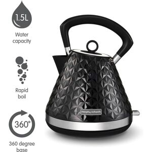 Morphy Richards Vector Pyramid Kettle 108131 Traditional Kettle Black Morphy Richards Vector Pyramid Kettle 108131 Traditional Kettle Black