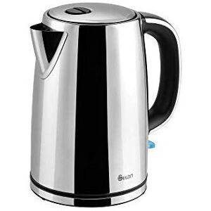 Swan SK14060N, Classic Jug Kettle, Polished Stainless Steel, 2200 W, 1.7 Litres, Swan SK14060N, Classic Jug Kettle, Polished Stainless Steel, 2200 W, 1.7 Litres,