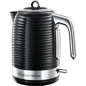 Russell Hobbs 24361 Inspire Electric Fast Boil Kettle, 3000 W, 1.7 Litre, Black with Chrome Ac Russell Hobbs 24361 Inspire Electric Fast Boil Kettle, 3000 W, 1.7 Litre, Black with Chrome Ac