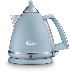 DeLonghi Argento Flora KBX3016.AZ Kettle, 360 Swivel base & cord storage, Blue DeLonghi Argento Flora KBX3016.AZ Kettle, 360 Swivel base & cord storage, Blue