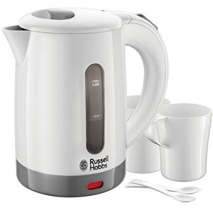 Russell Hobbs 23840 Compact Travel Electric Kettle, Plastic, 1000 W, White Russell Hobbs 23840 Compact Travel Electric Kettle, Plastic, 1000 W, White