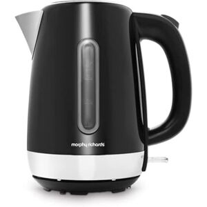 Morphy Richards Equip Black Jug Kettle - 1.7L - Rapid Boil - Limescale Filter - Morphy Richards Equip Black Jug Kettle - 1.7L - Rapid Boil - Limescale Filter -