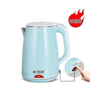 Unbranded (Insulation, Blue) Electric Kettle Home Large Capacity 2.3 Liter Kettle Stainles Unbranded (Insulation, Blue) Electric Kettle Home Large Capacity 2.3 Liter Kettle Stainles