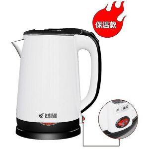 Unbranded (Insulation, White) Electric Kettle Home Large Capacity 2.3 Liter Kettle Stainle Unbranded (Insulation, White) Electric Kettle Home Large Capacity 2.3 Liter Kettle Stainle