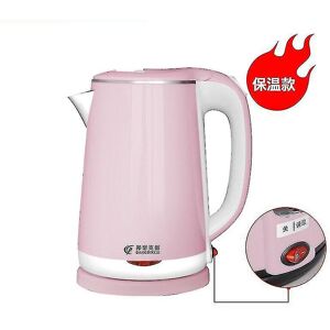 Unbranded (Insulation, Pink) Electric Kettle Home Large Capacity 2.3 Liter Kettle Stainles Unbranded (Insulation, Pink) Electric Kettle Home Large Capacity 2.3 Liter Kettle Stainles