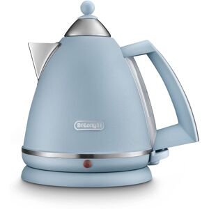 DeLonghi Flora KBX3016.AZ Kettle, 360 Swivel base & cord storage, Blue DeLonghi Flora KBX3016.AZ Kettle, 360 Swivel base & cord storage, Blue