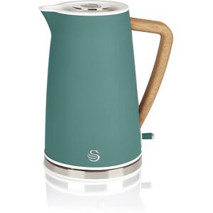 Swan SK14610GREN Nordic Jug Kettle, Wood Effect, Soft Touch, 1.7L 3KW, Matte Pin Swan SK14610GREN Nordic Jug Kettle, Wood Effect, Soft Touch, 1.7L 3KW, Matte Pin