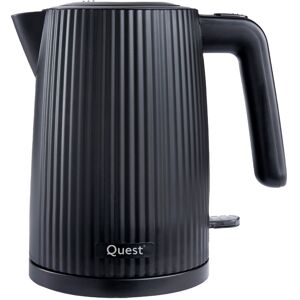 Garmin (Black) Quest 1.5 Litre Cordless Kettle / Stylish Modern Grooved Design / Spout Garmin (Black) Quest 1.5 Litre Cordless Kettle / Stylish Modern Grooved Design / Spout