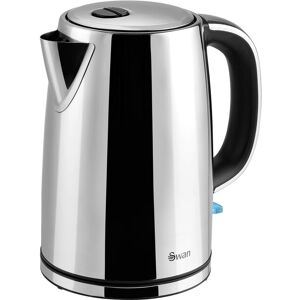 Swan SK14060N, Classic Jug Kettle, Polished Stainless Steel, 2200 W, 1.7 Litres, Swan SK14060N, Classic Jug Kettle, Polished Stainless Steel, 2200 W, 1.7 Litres,