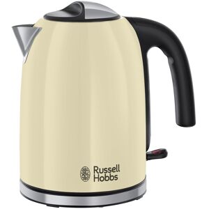 Russell Hobbs Cream Stainless Steel 1.7L Cordless Electric Kettle with black han Russell Hobbs Cream Stainless Steel 1.7L Cordless Electric Kettle with black han