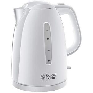 Russell Hobbs Textures Electric 1.7L Cordless Kettle (Fast Boil 3KW, White premi Russell Hobbs Textures Electric 1.7L Cordless Kettle (Fast Boil 3KW, White premi