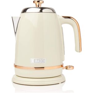Haden Salcombe Cream Kettle - 1.7L, Rapid Boil, Auto Shut-off, Cordless Base - L Haden Salcombe Cream Kettle - 1.7L, Rapid Boil, Auto Shut-off, Cordless Base - L