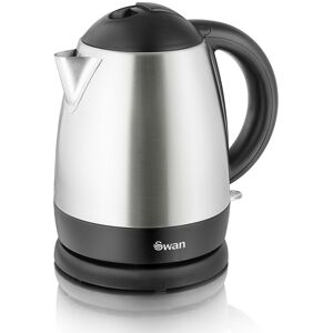 Swan SK31020N Brushed Stainless Steel Jug Kettle, Cordless Design, 2000W, 1 Litr Swan SK31020N Brushed Stainless Steel Jug Kettle, Cordless Design, 2000W, 1 Litr
