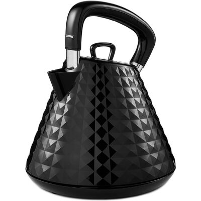 (Black) Geepas Styline Collection Electric Kettle,1.5L (Black) Geepas Styline Collection Electric Kettle,1.5L
