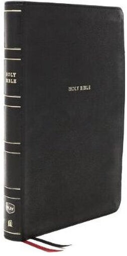 Unbranded NKJV, Reference Bible, Super Giant Print, Leathersoft, Black, Red Letter, Comfor