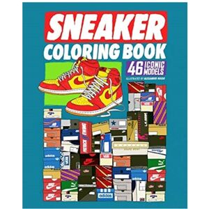 Dokument Forlag Sneaker Coloring Book 46 Iconic Models by Illustrated by Alexander Rosso Dokument Forlag Sneaker Coloring Book 46 Iconic Models by Illustrated by Alexander Rosso