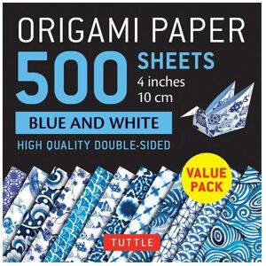 Unbranded Origami Paper 500 sheets Blue and White 4" (10 cm) Notebook / blank book Unbranded Origami Paper 500 sheets Blue and White 4" (10 cm) Notebook / blank book