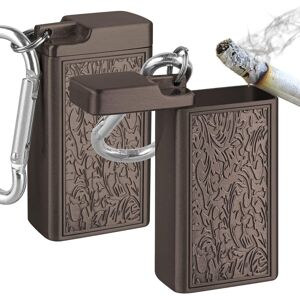 GOPatriot Memory 2 Pack Metal Ashtray With Lid, Small Outdoor Portable Cigarette Ashtray GOPatriot Memory 2 Pack Metal Ashtray With Lid, Small Outdoor Portable Cigarette Ashtray
