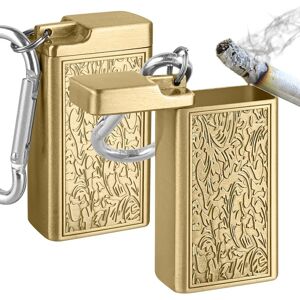 GOPatriot Memory 2 Pack Metal Ashtray with Lid, Small Outdoor Portable Cigarette Cigar Ashtray (G GOPatriot Memory 2 Pack Metal Ashtray with Lid, Small Outdoor Portable Cigarette Cigar Ashtray (G