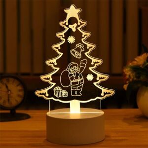 GOPatriot Memory USB Powered 3D Multicolor Desk Light Up LED Christmas Tree Decoration (Christmas GOPatriot Memory USB Powered 3D Multicolor Desk Light Up LED Christmas Tree Decoration (Christmas