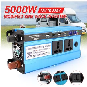 Unbranded (5000W 24V To 220V) 3000W 4000W 5000W DC 12V 24V to AC 220V LCD Display Car Sola Unbranded (5000W 24V To 220V) 3000W 4000W 5000W DC 12V 24V to AC 220V LCD Display Car Sola