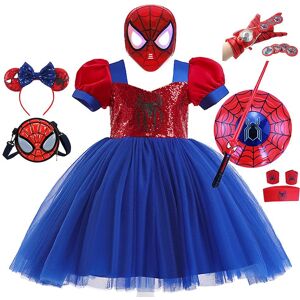 Unbranded Spiderman Cosplay Tutu Dress Costumes Girls Sequins Spider Mesh Tutu Dresses For Unbranded Spiderman Cosplay Tutu Dress Costumes Girls Sequins Spider Mesh Tutu Dresses For