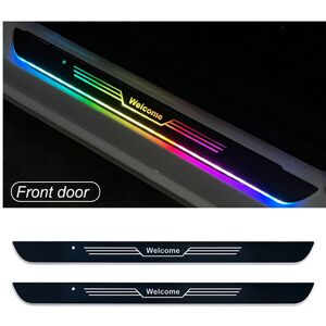 Maxpower (For R-ENAULT, Front - A - 2Pcs) 4/2 Pcs Customized Car Door Sill illuminated Li Maxpower (For R-ENAULT, Front - A - 2Pcs) 4/2 Pcs Customized Car Door Sill illuminated Li