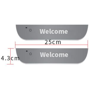 Maxpower (For T-OYOTA, 2pcs Rear door) NEW Customized Dynamic LED Welcome Car Scuff Plate Maxpower (For T-OYOTA, 2pcs Rear door) NEW Customized Dynamic LED Welcome Car Scuff Plate