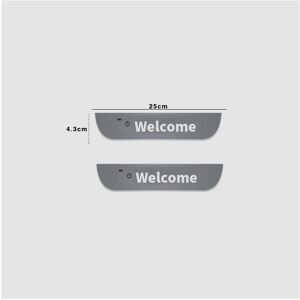 Maxpower (Customized, 2pcs Rear door) Customized Car Door Sill Light Threshold Lamp Logo Maxpower (Customized, 2pcs Rear door) Customized Car Door Sill Light Threshold Lamp Logo